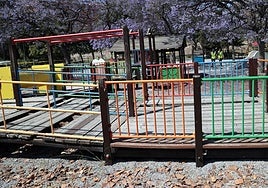 Zona infantil actual que será renovada.