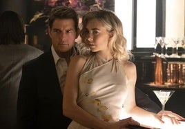 Tom Cruise y Rebecca Freguson.