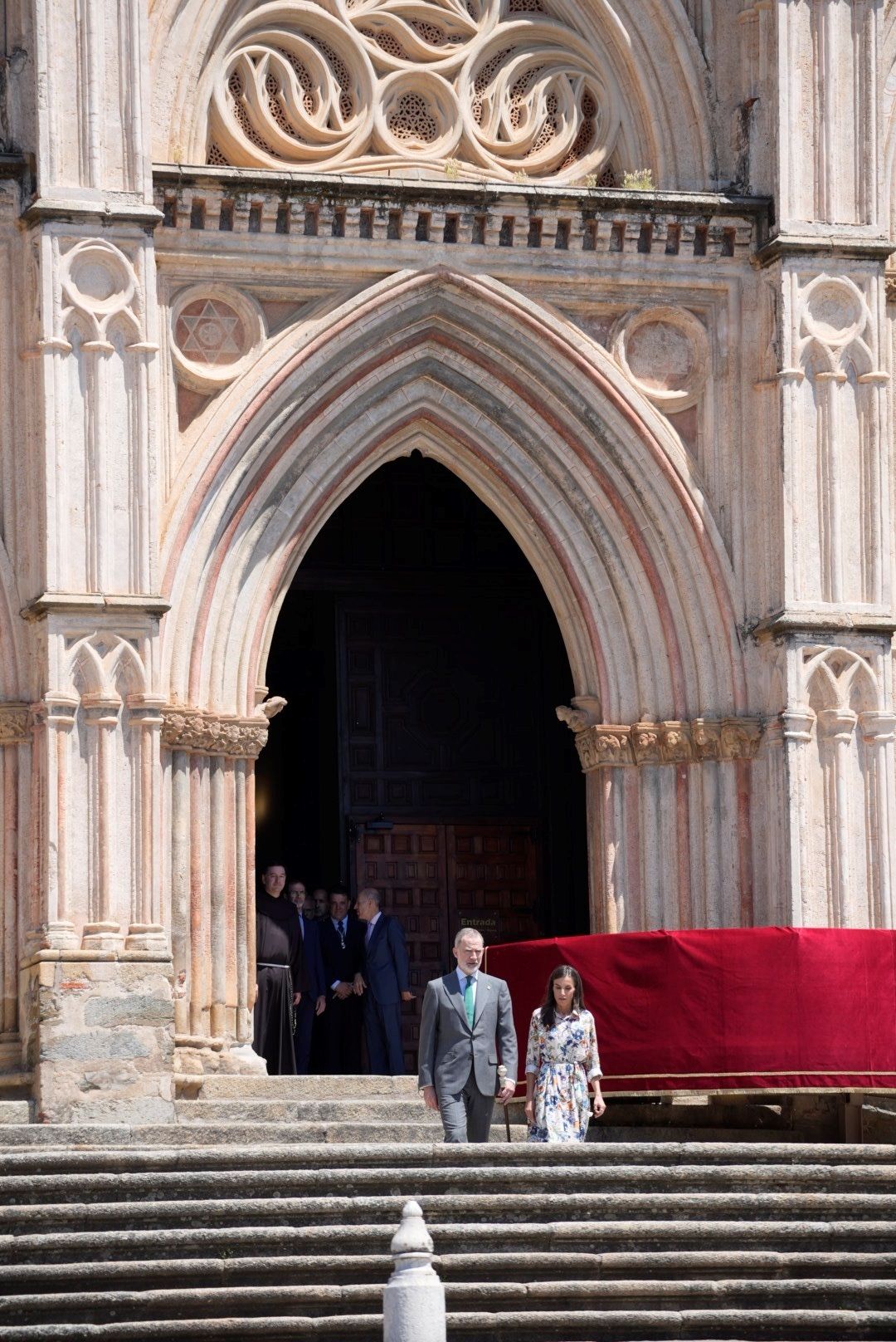 Los Reyes Felipe VI y Letizia visitan Guadalupe, en Cáceres