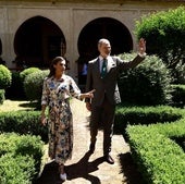 Los Reyes Felipe VI y Letizia visitan el Real Monasterio de Santa María de Guadalupe.