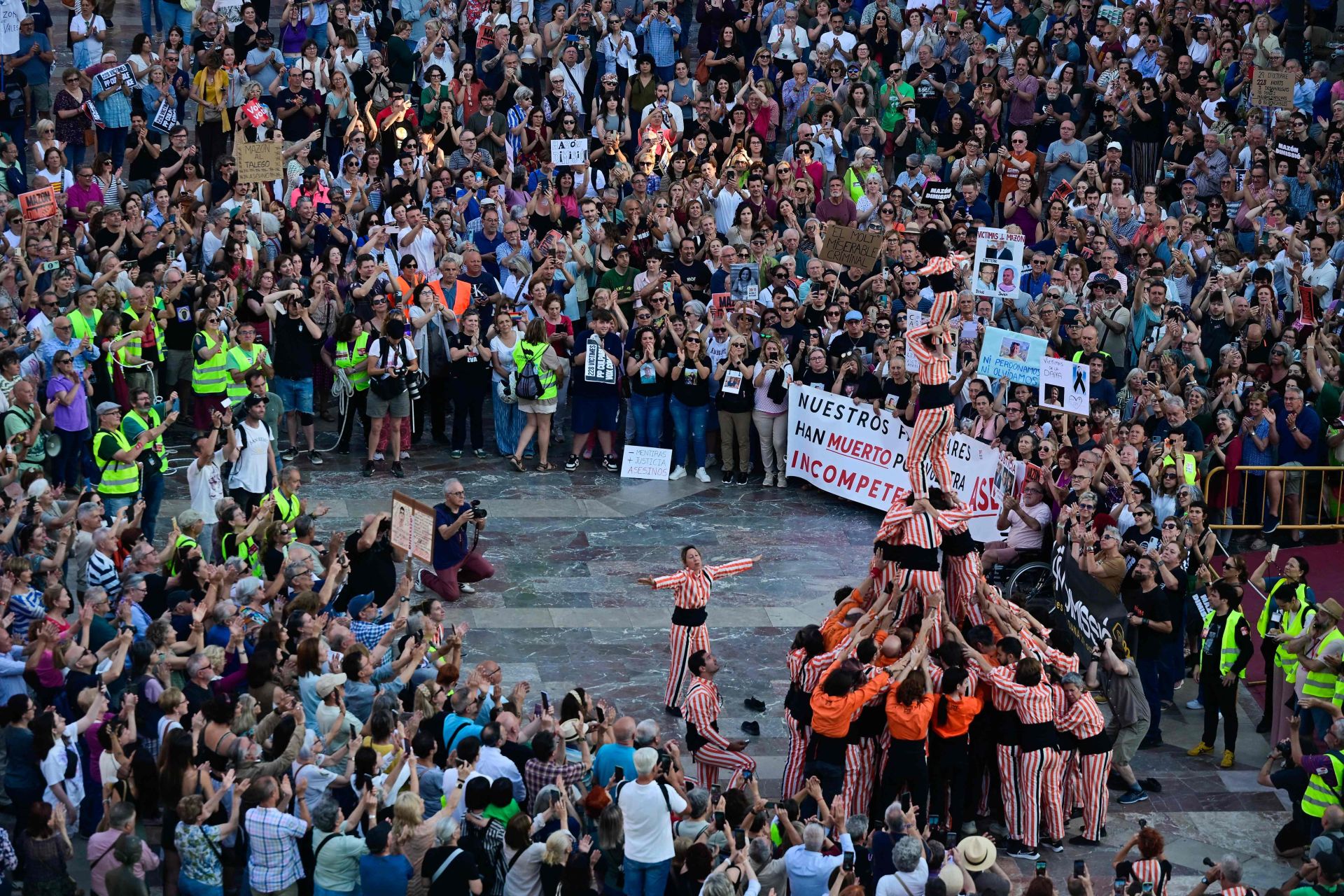 FOTOS | Séptima manifestación en Valencia por la gestión política de la dana