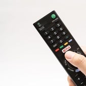 Imagen de recurso de un mando de televisión.