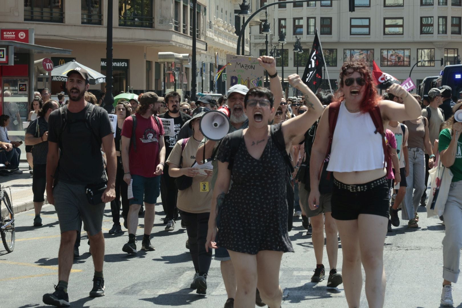 Primera manifestación del 29-M en Valencia