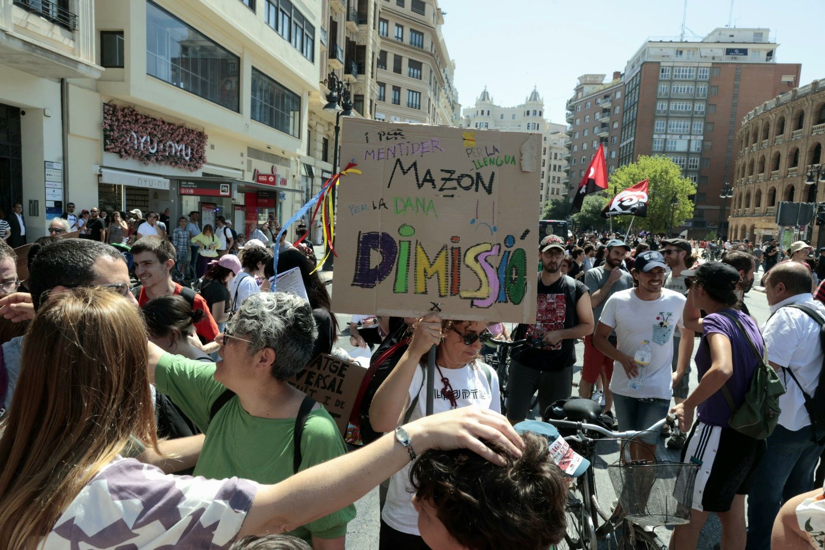 Primera manifestación del 29-M en Valencia