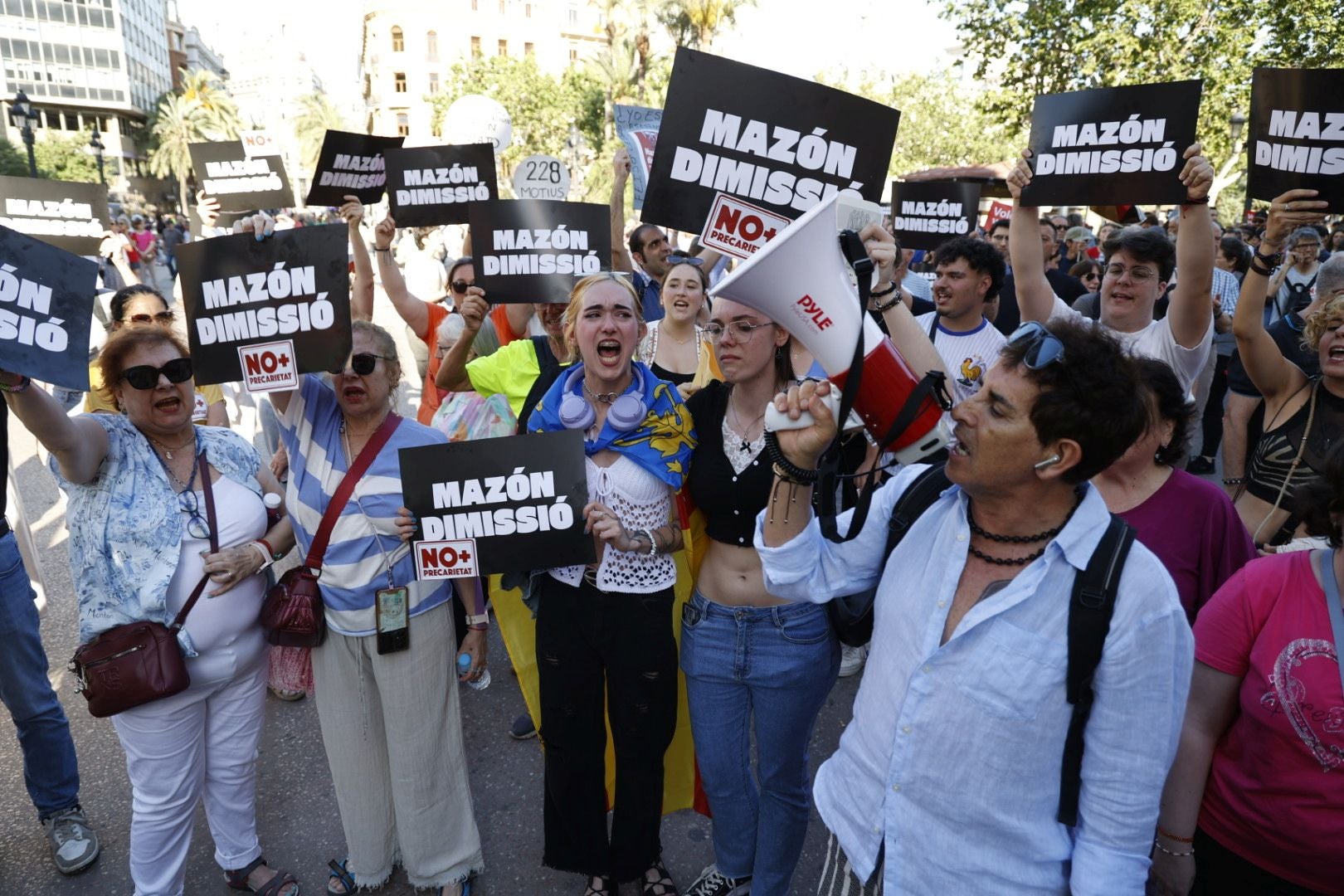 FOTOS | Séptima manifestación en Valencia por la gestión política de la dana