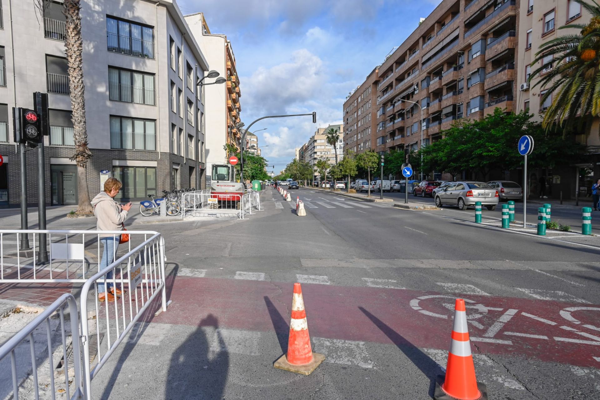 Empieza la construcción del carril bici de Tres Forques