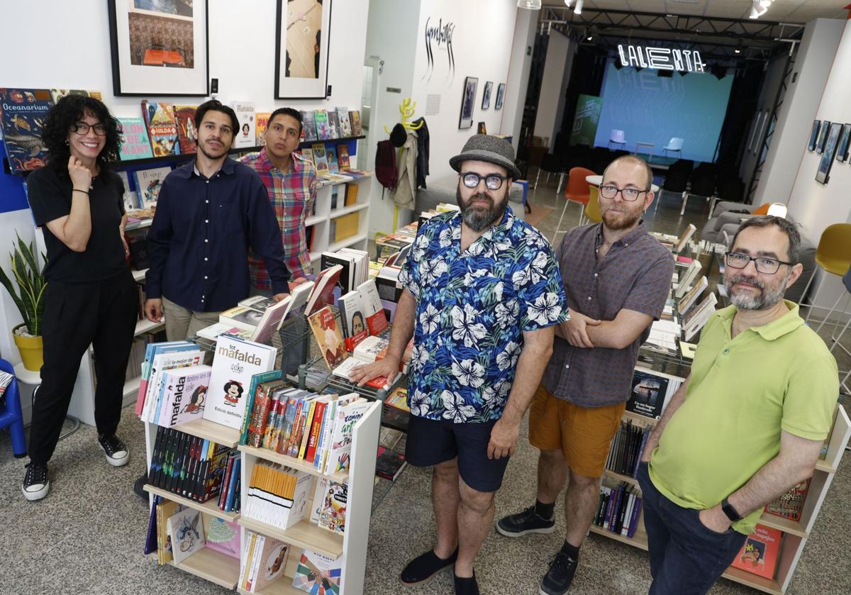 Imagen principal - Lalenta en El Carmen, La Insomne en Ruzafa y La Llar de Barlin Libros en La Petxina