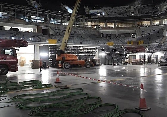 El Roig Arena a pie de pista
