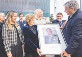 Homenaje a Miguel Burdeos, el empresario fallecido.