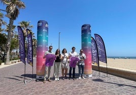 Presentación del MTRI Valencia 2025 en la playa de la Malvarrosa.