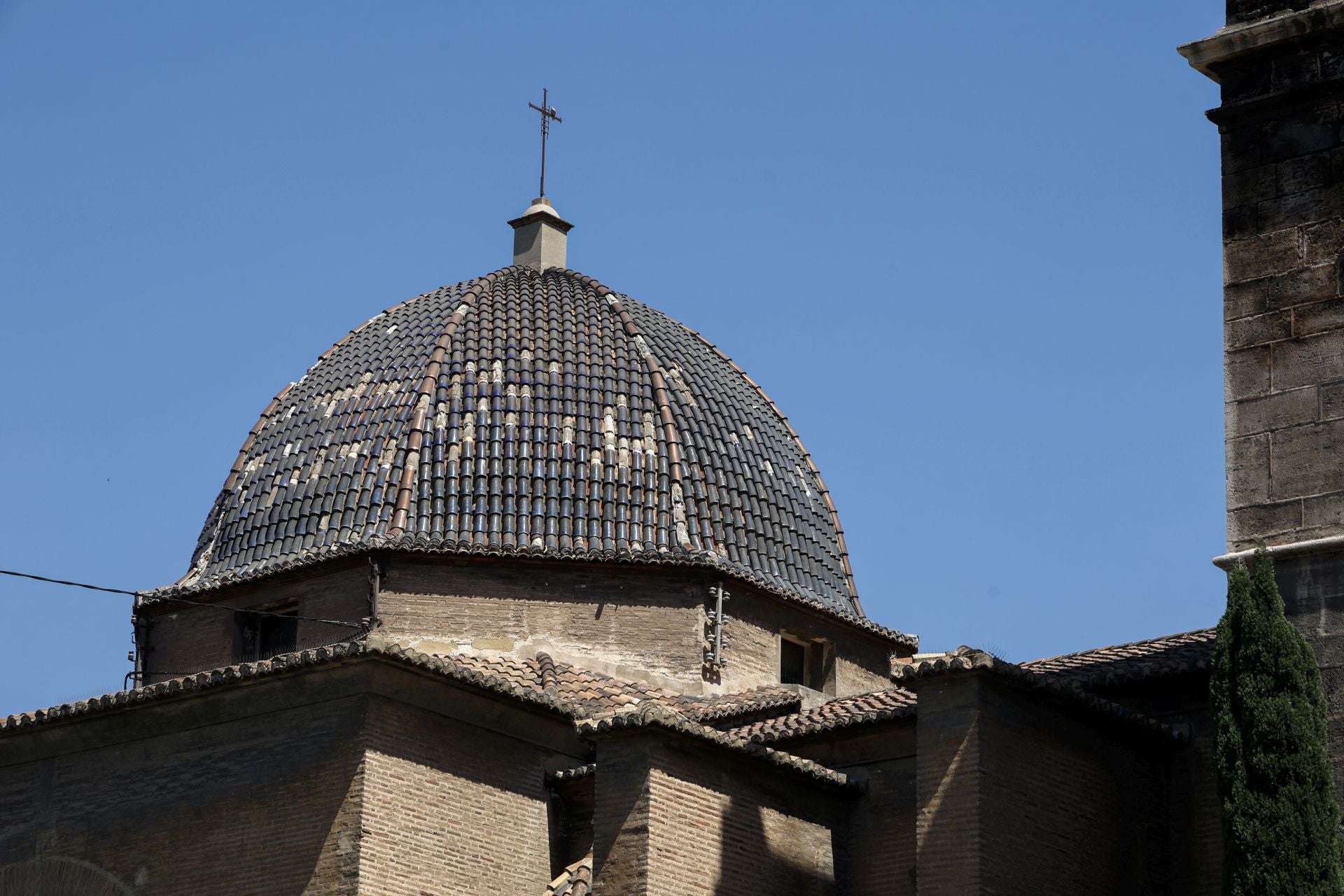 Estado de la iglesia de Santa María del Mar, parroquia emblemática del Grao que sera rehabilitada