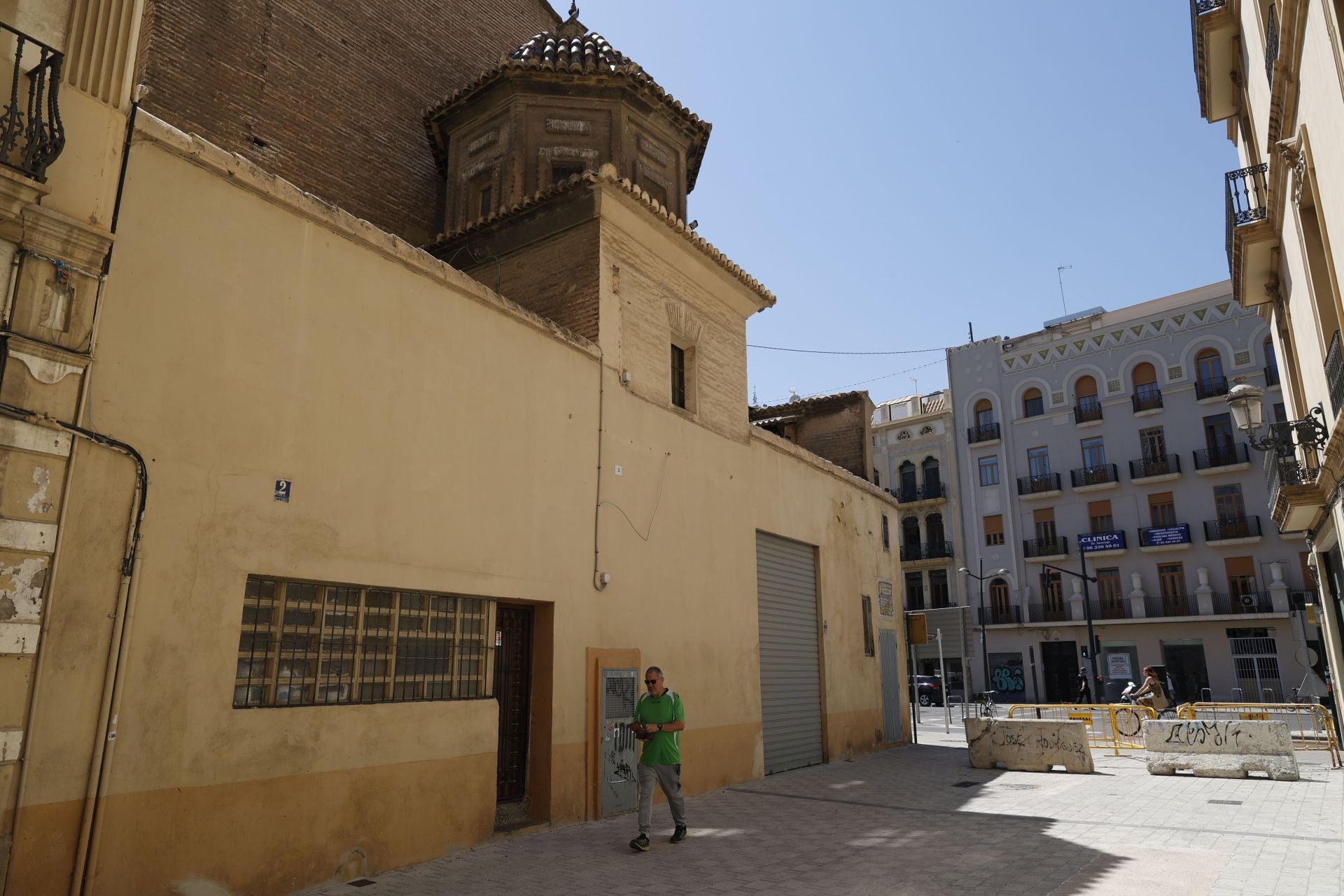 Estado de la iglesia de Santa María del Mar, parroquia emblemática del Grao que sera rehabilitada