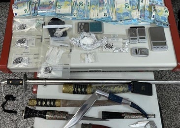 Operación antidroga en La Malvarrosa y Vilamarxant