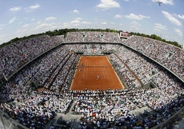 Vista de las pistas de Roland Garros, en una imagen de archivo.