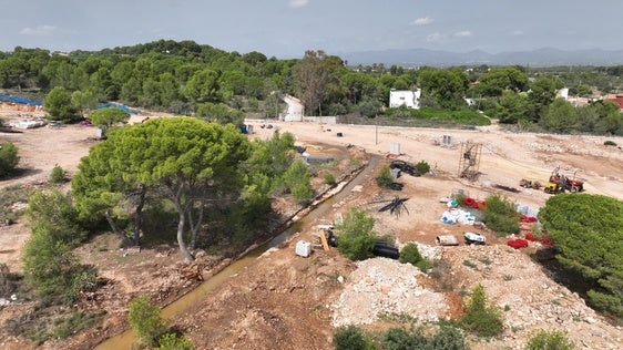 Zona de la Torre del Pirata en Godella.