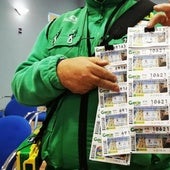 Venta de cupones de la ONCE, en un quiosco. Imagen de archivo.