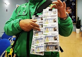 Venta de cupones de la ONCE. Imagen de archivo.