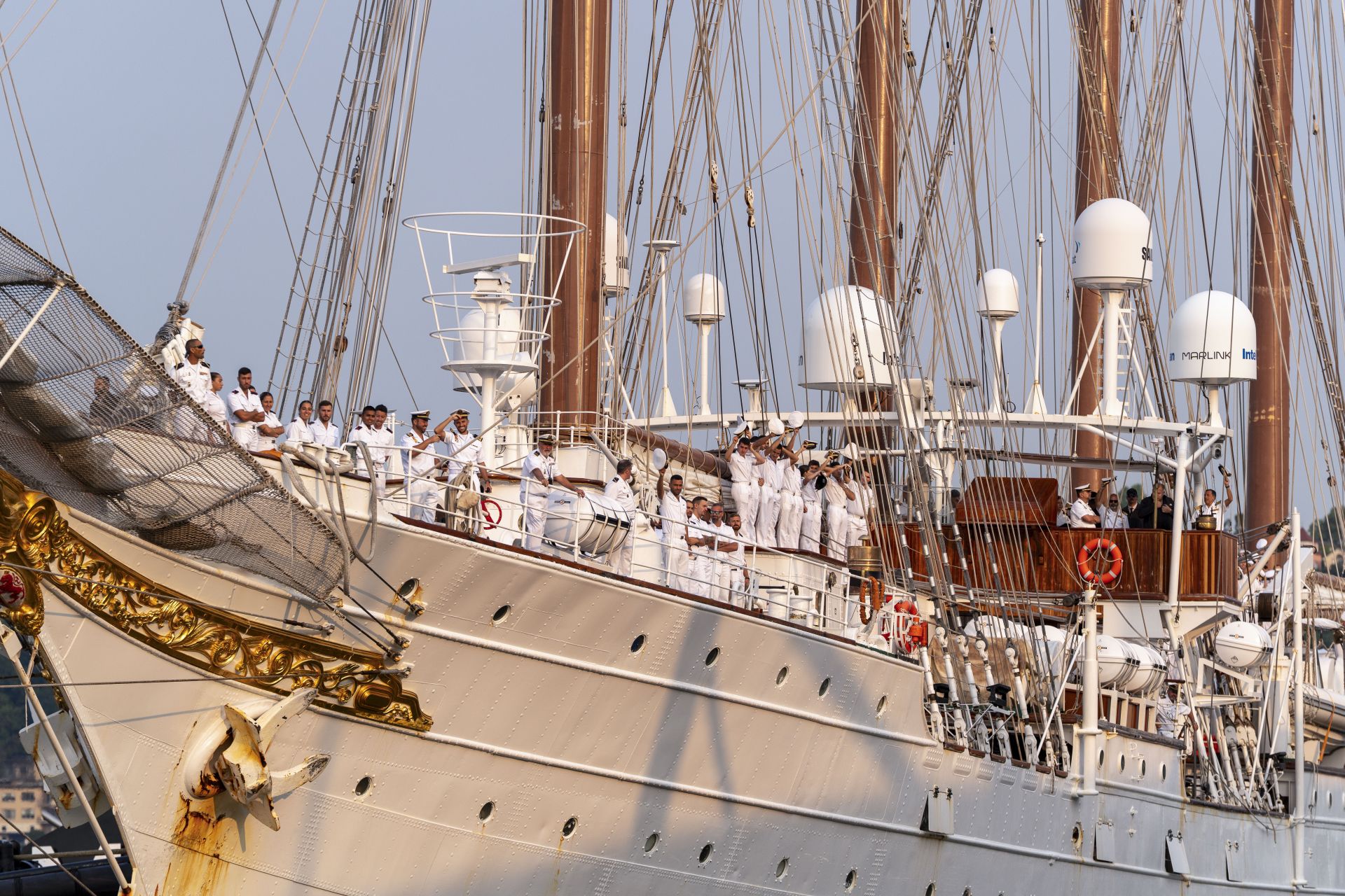 Leonor y los tripulantes del Juan Sebastián Elcano llegan a Nueva York