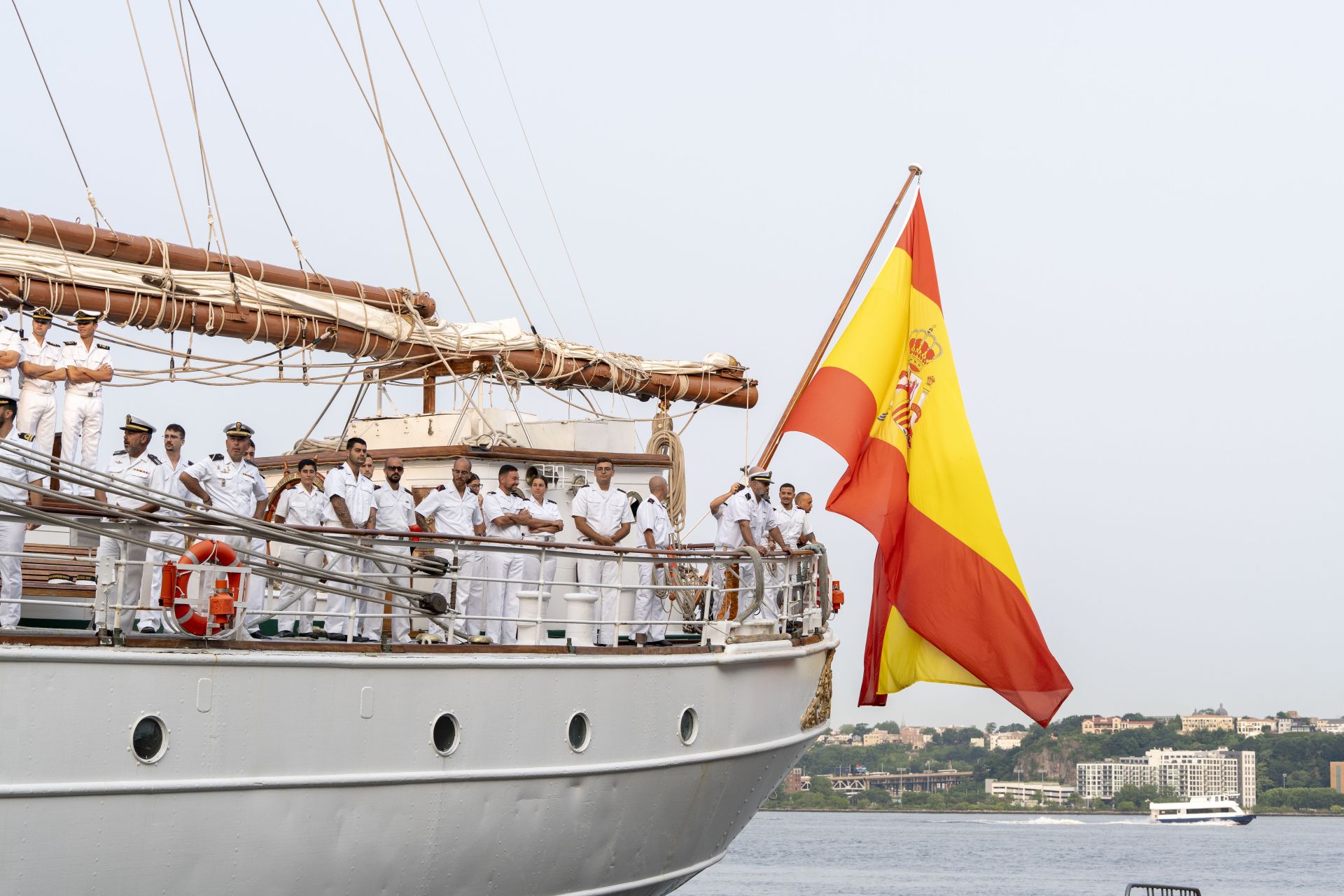 Leonor y los tripulantes del Juan Sebastián Elcano llegan a Nueva York