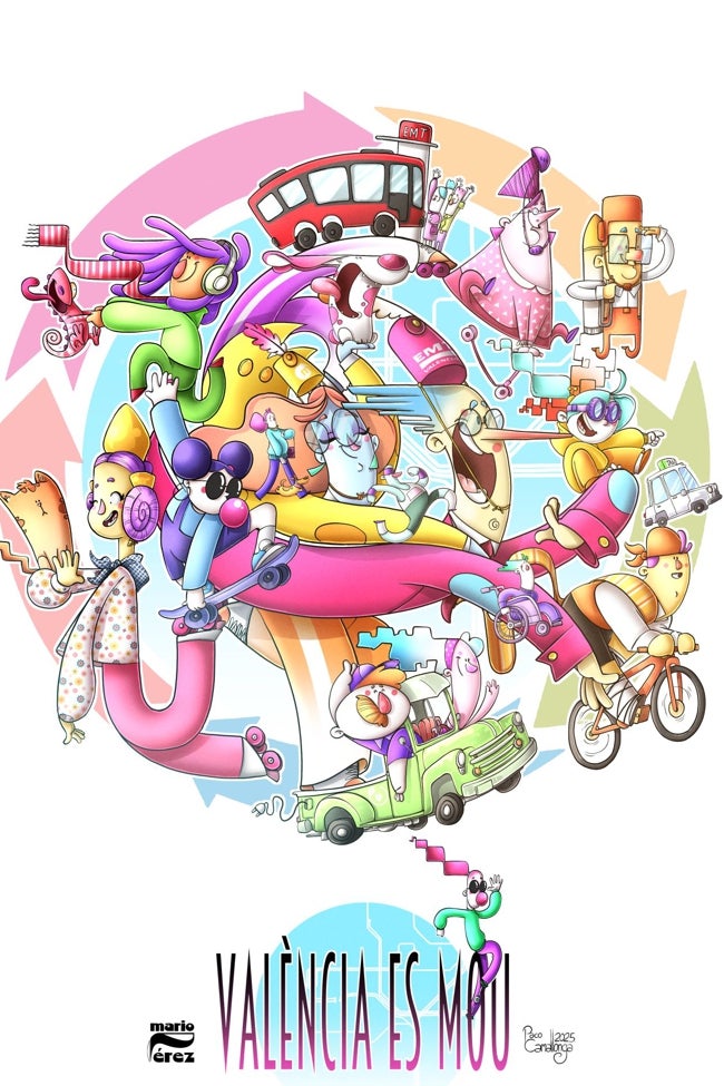 Boceto de la falla municipal infantil 2026.