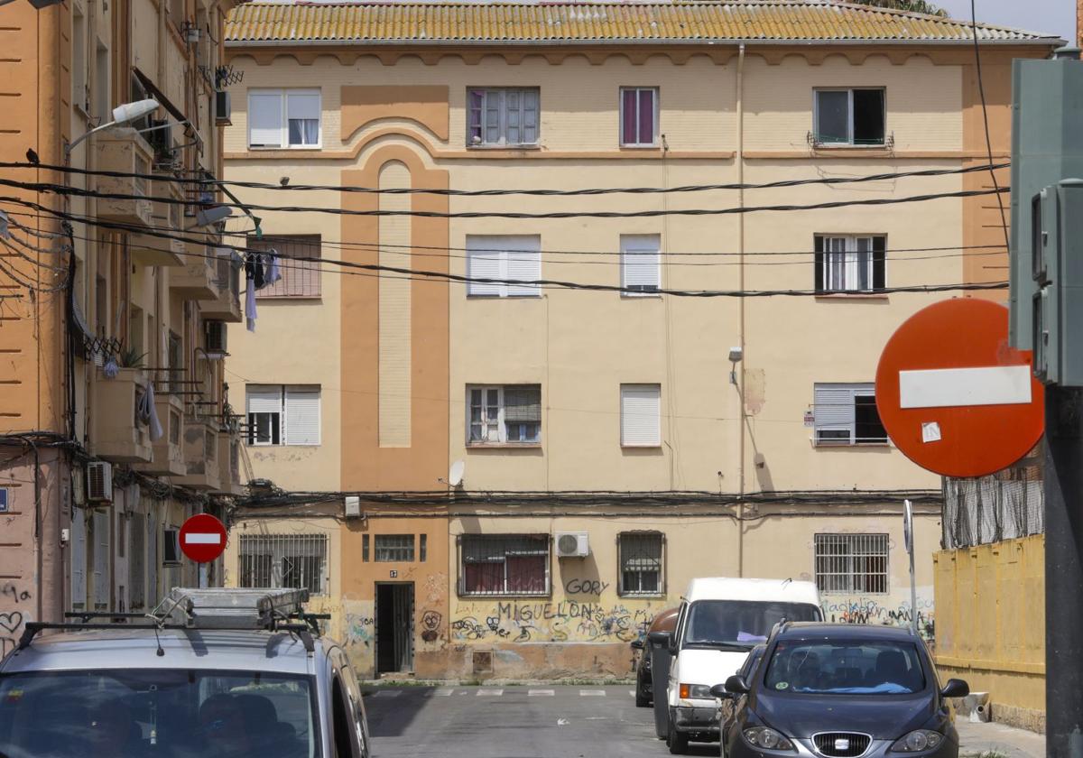 Casitas Rosa, en el barrio de la Malvarrosa.
