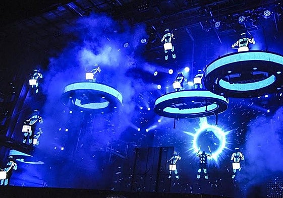 Uno de los shows de la Orquesta Panorama.