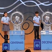 Un momento del directo del sorteo de la Lotería Nacional de este sábado, 7 de junio.