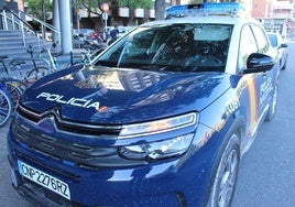 Un vehículo de la Policía Nacional.