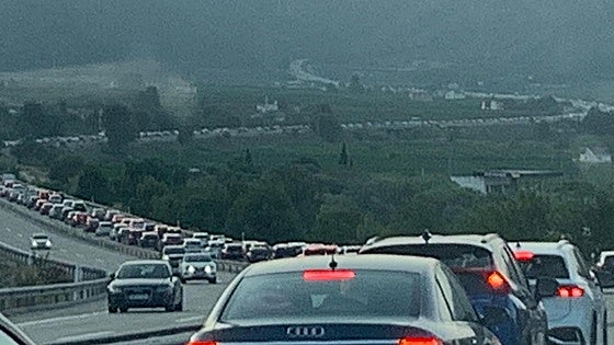 Dos accidentes en la AP-7 causan atascos kilométricos