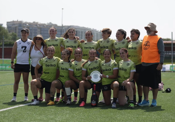 La plantilla del Rugby Turia.