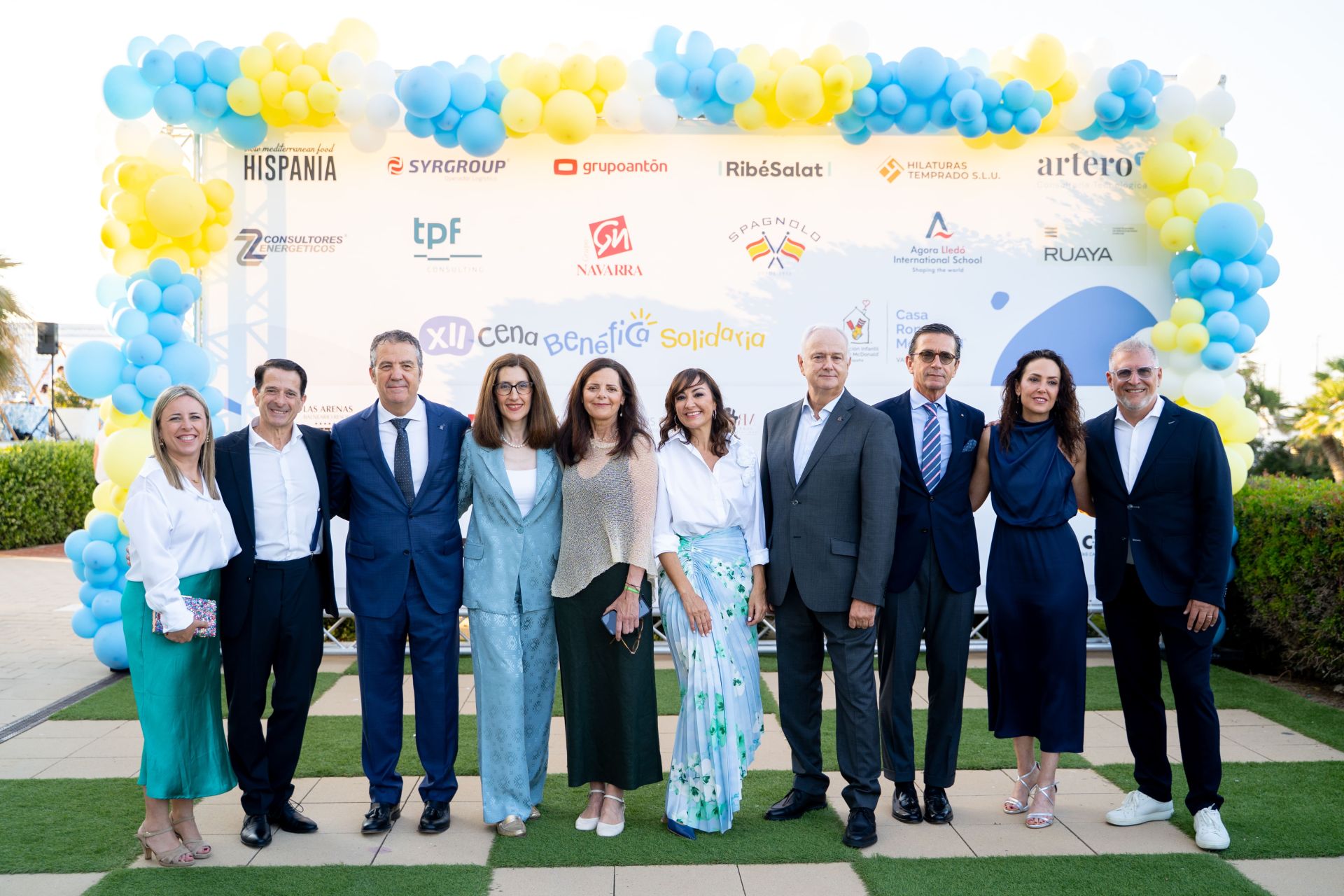 Cristina Fernández, Toni Criado, Baldemar Asensio, Elisa Valero, Luisa Masuet, Ana Belén Díaz, Francisco Guiral, Justo Aznar, Carolina Ripoll y Jose Julián López.