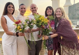 Celia Jiménez, Daniela Vidal, David Lopera y Laura Soler.