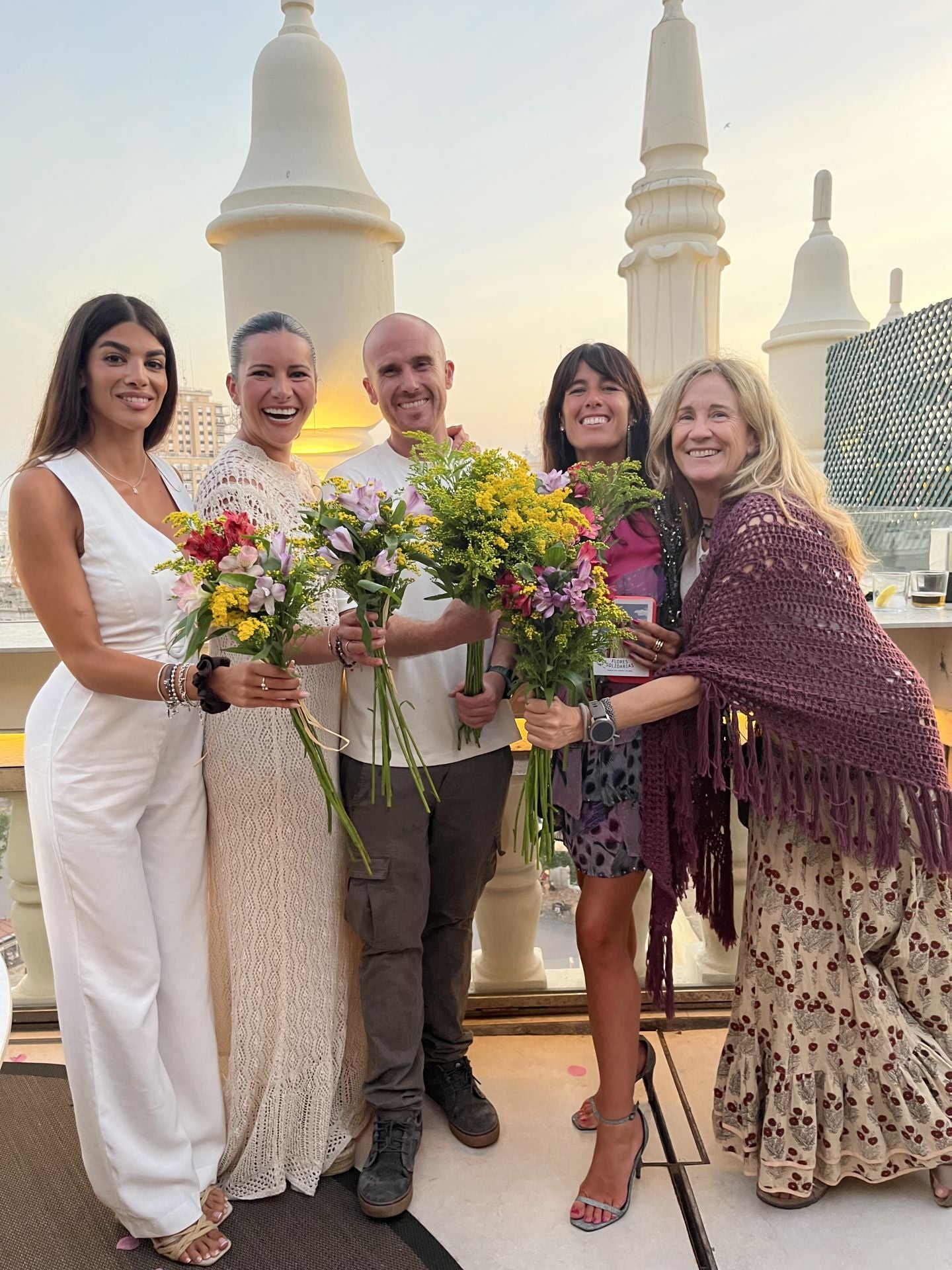 Celia Jiménez, Daniela Vidal, David Lopera, Laura Soler y Pilar.