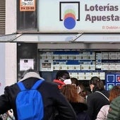 Una administración de lotería en una imagen de archivo.
