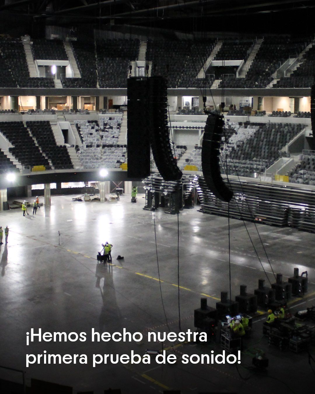 Imagen compartida en redes sociales por el Roig Arena.