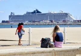 Imagen de archivo de un crucero en Valencia.