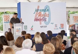 Un momento del acto de celebración.
