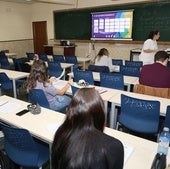 Inicio de curso en un centro de la UNED.