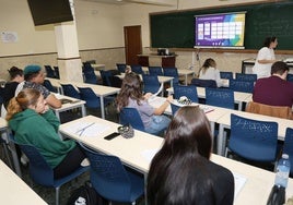 Inicio de curso en un centro de la UNED.