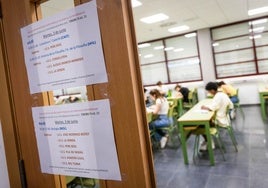 Tribunal de la selectividad en la UPV.