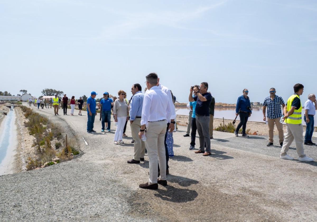 Tras el evento central, realizaron una visita por las salinas.