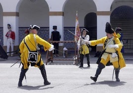 Dia del museo vivo en el museo militar.