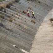 Nuevo cauce del río, tras la dana.