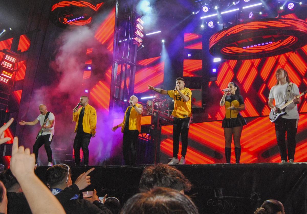 Una actuación de la Orquesta Panorama.
