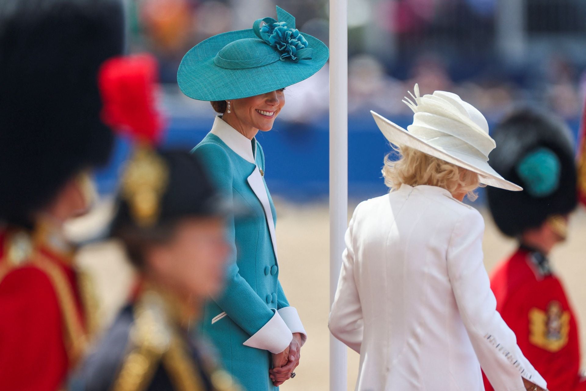 Kate Middleton deslumbra en su vuelta al desfile más colorido del Reino Unido