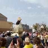 Imagen de la Virgen en Chiva.