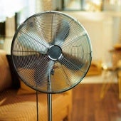 Un ventilador en una imagen de archivo.