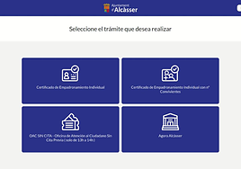 Detalle del sistema de reserva de citas.