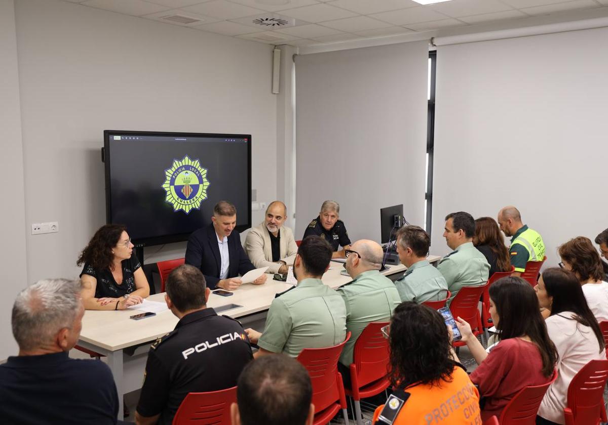 Reunión de la Junta de Seguridad de Cullera.