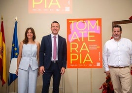 Presentación del cartel de la fiesta este lunes.